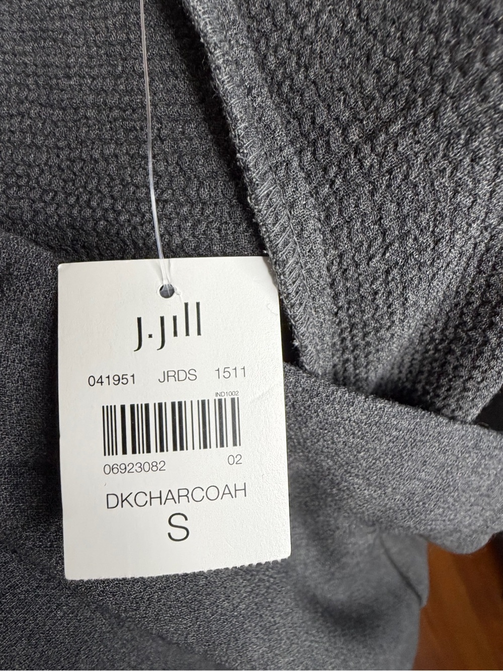 NWT J Jill purejill Women’s Small Gray Pull-On Wide Leg Pant Elastic Waist S - Picture 7 of 13